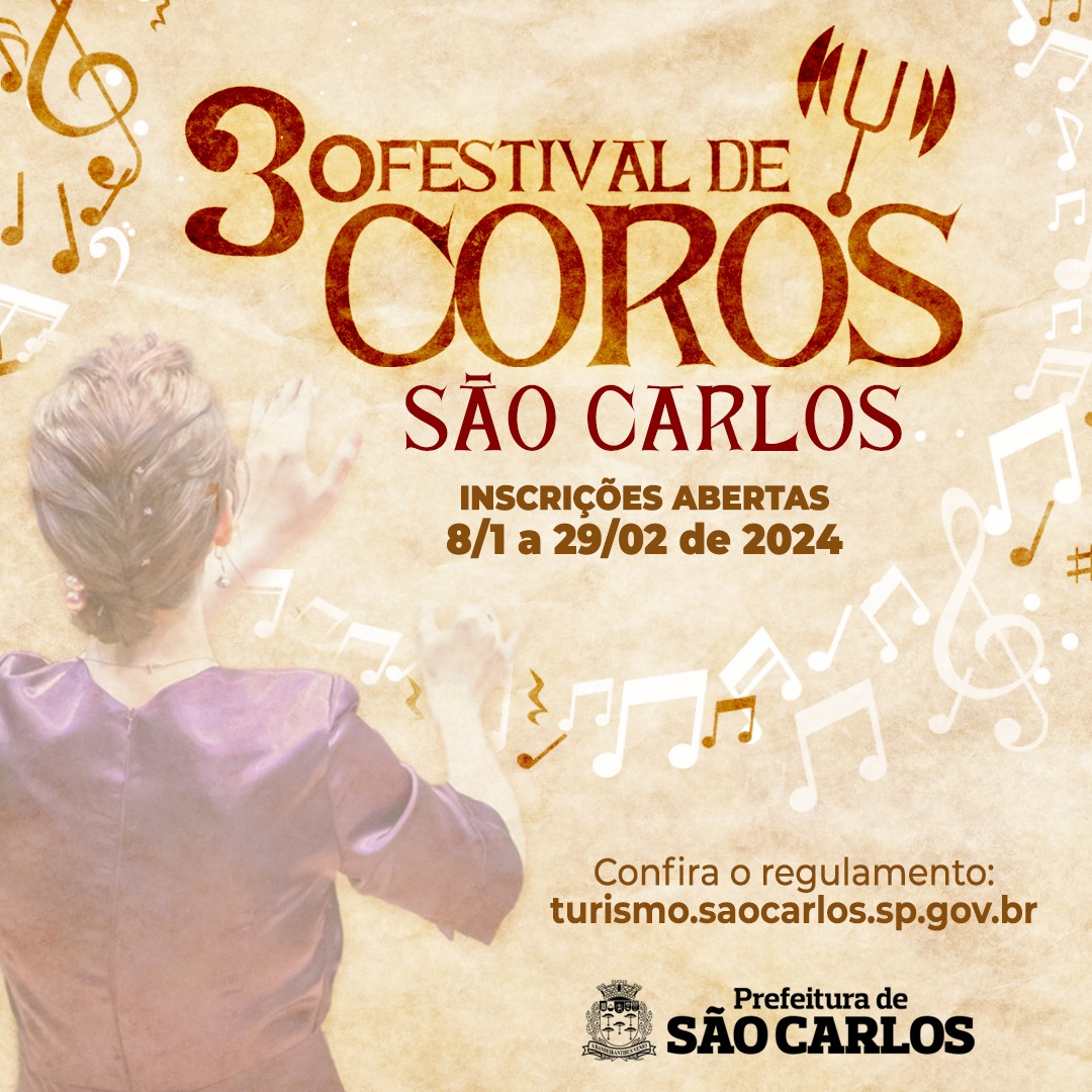 3º FESTIVAL DE COROS DE SÃO CARLOS